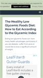 Mobile Screenshot of lowglycemic-foods.com